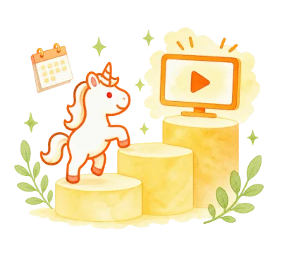 初級から上級へステップアップするユニコーン